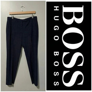 Boss Hugo Boss Pinstripe Pleated Trouser Pant